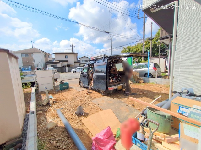 埼玉県川越市南大塚5丁目の新築戸建て外構写真 2025年7月30日撮影
