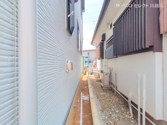 埼玉県川越市南大塚5丁目の新築戸建て外構写真 2025年7月30日撮影