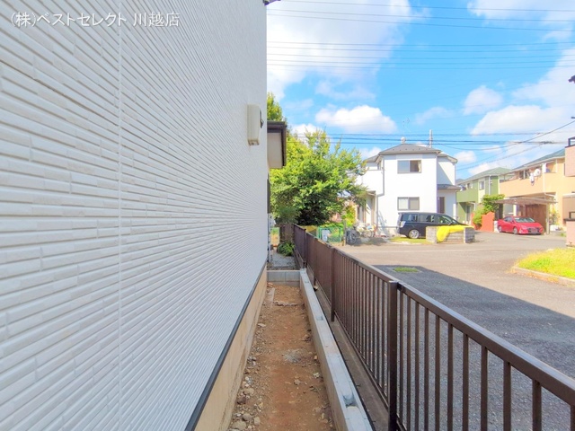 埼玉県川越市南大塚5丁目の新築戸建て外構写真 2025年7月30日撮影