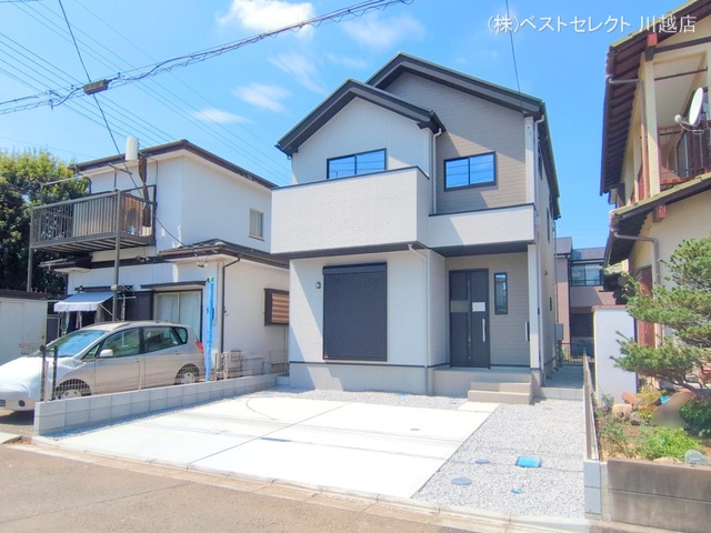 埼玉県川越市南大塚5丁目の新築戸建て完成写真 2025年8月28日撮影