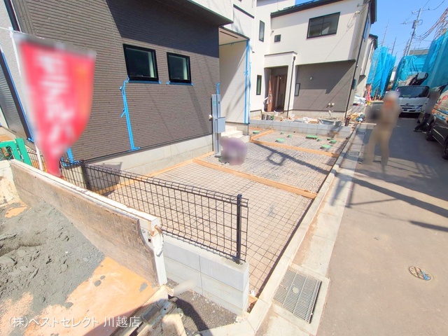 埼玉県川越市小仙波町２丁目の新築戸建て外構写真 2025年4月20日撮影