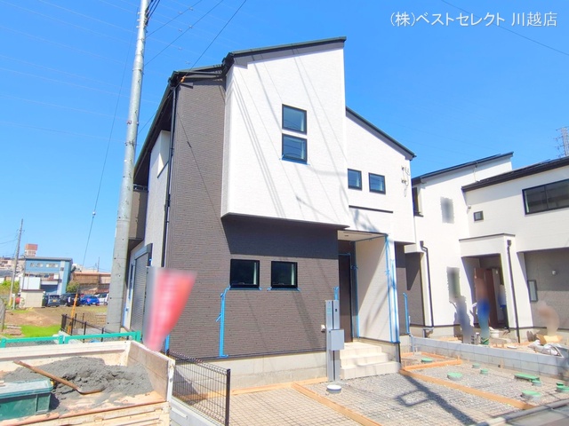 埼玉県川越市小仙波町２丁目の新築戸建て外構写真 2025年4月20日撮影