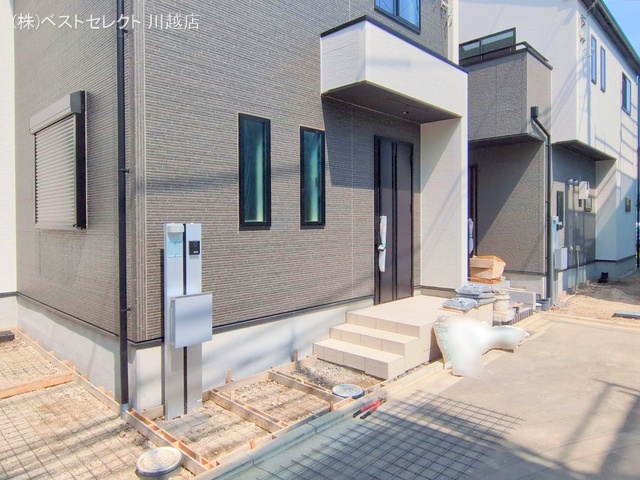 埼玉県川越市小仙波町2丁目の新築戸建て外構写真 2025年5月14日撮影