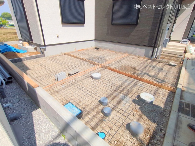 埼玉県川越市小仙波町2丁目の新築戸建て外構写真 2025年5月14日撮影