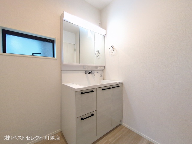 埼玉県川越市小仙波町2丁目の新築戸建て洗面所写真 2025年9月3日撮影