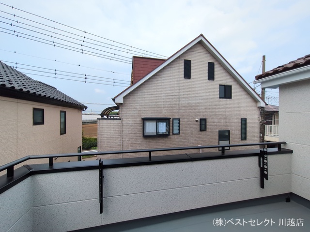 埼玉県川越市大字今福の新築戸建てバルコニー写真 2025年8月21日撮影