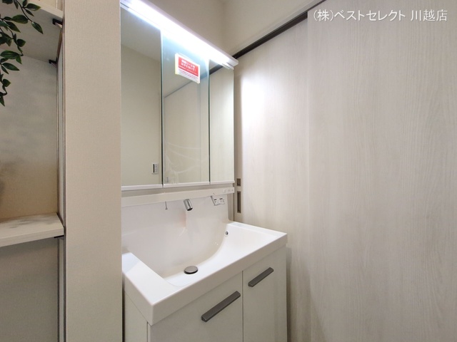 埼玉県川越市大字今福の新築戸建て洗面所写真 2025年8月21日撮影