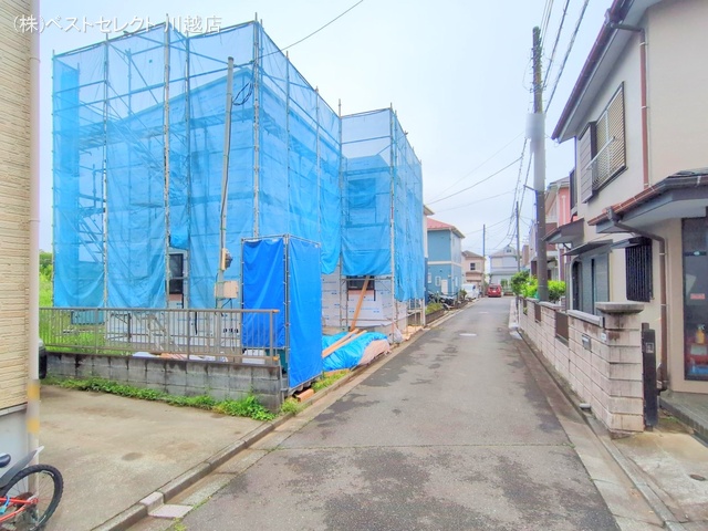 埼玉県川越市大字的場の新築戸建てシート写真 2025年5月11日撮影