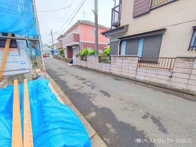 埼玉県川越市大字的場の新築戸建てシート写真 2025年5月11日撮影