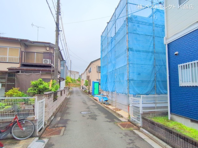 埼玉県川越市大字的場の新築戸建てシート写真 2025年5月11日撮影