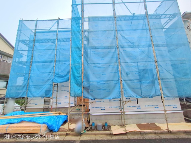 埼玉県川越市大字的場の新築戸建てシート写真 2025年5月11日撮影