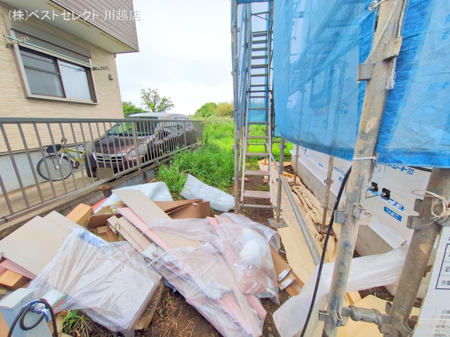 埼玉県川越市大字的場の新築戸建てシート写真 2025年5月11日撮影