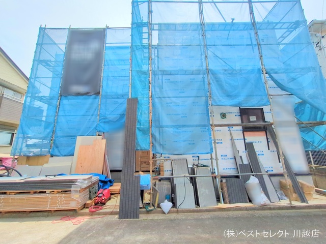埼玉県川越市大字的場の新築戸建てシート写真 2025年5月28日撮影