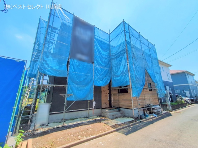 埼玉県川越市大字的場の新築戸建てシート写真 2025年6月16日撮影