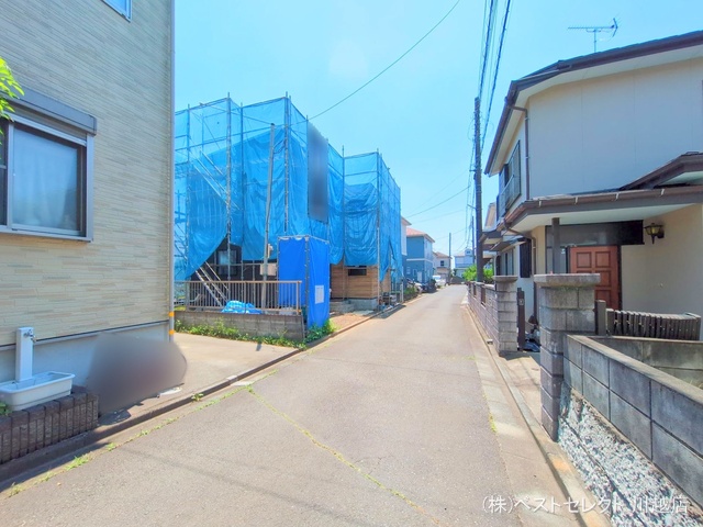 埼玉県川越市大字的場の新築戸建てシート写真 2025年6月16日撮影