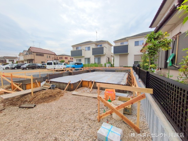 埼玉県川越市大字扇河岸の新築戸建て基礎写真 2025年5月28日撮影