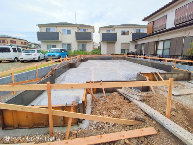 埼玉県川越市大字扇河岸の新築戸建て基礎写真 2025年5月28日撮影