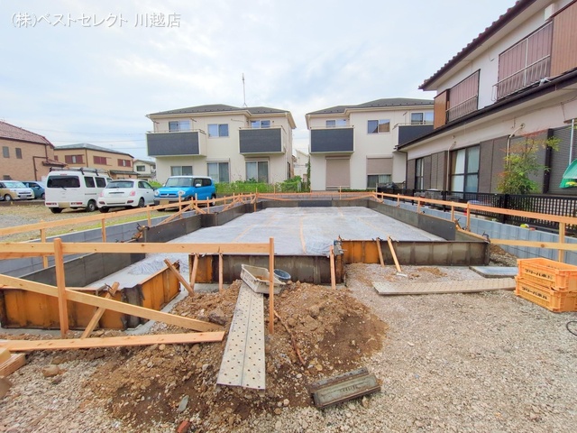 埼玉県川越市大字扇河岸の新築戸建て基礎写真 2025年5月28日撮影