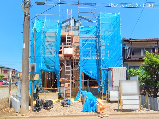 埼玉県川越市大字扇河岸の新築戸建て上棟写真 2025年6月16日撮影