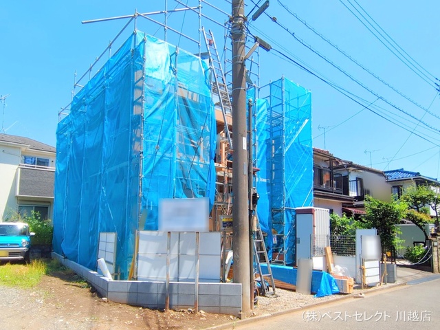 埼玉県川越市大字扇河岸の新築戸建て上棟写真 2025年6月16日撮影