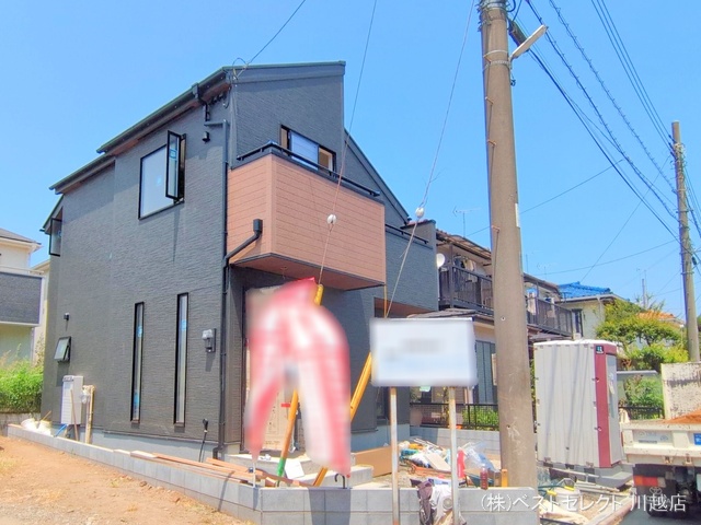 埼玉県川越市大字扇河岸の新築戸建て外構写真 2025年7月24日撮影