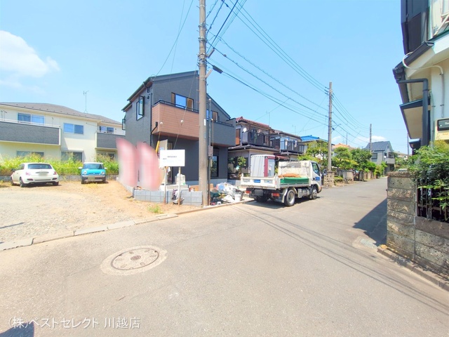 埼玉県川越市大字扇河岸の新築戸建て外構写真 2025年7月24日撮影