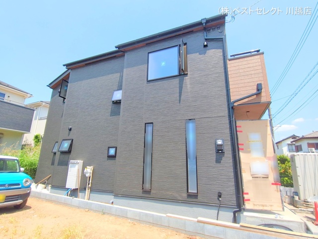 埼玉県川越市大字扇河岸の新築戸建て外構写真 2025年7月24日撮影