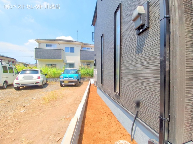 埼玉県川越市大字扇河岸の新築戸建て外構写真 2025年7月24日撮影