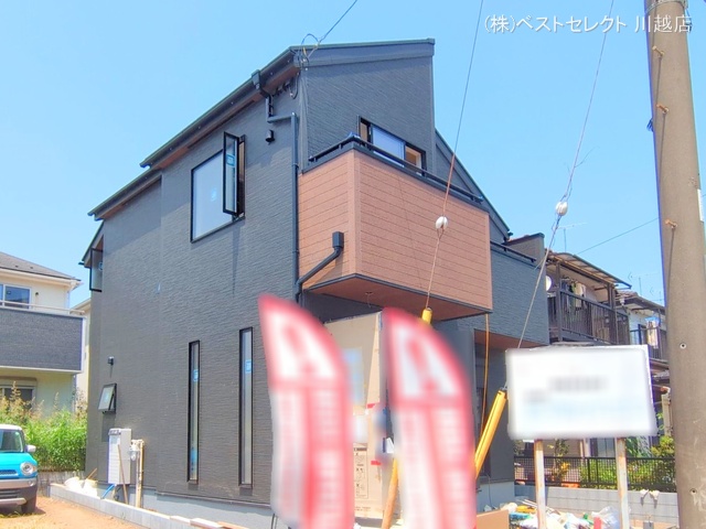 埼玉県川越市大字扇河岸の新築戸建て外構写真 2025年7月24日撮影