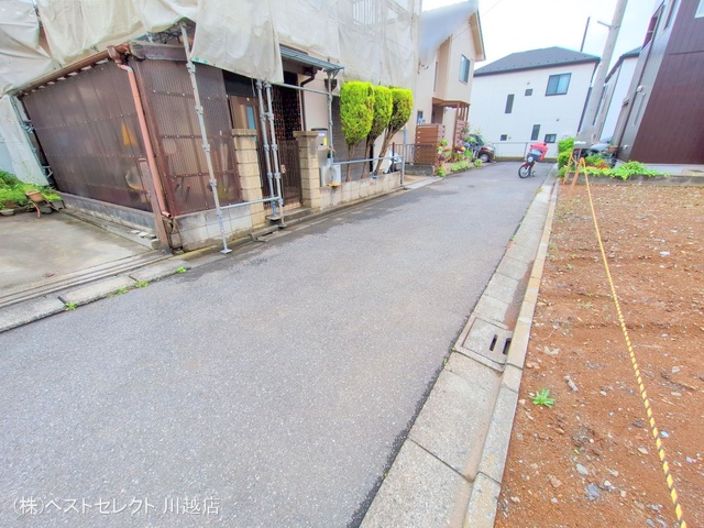 埼玉県川越市大字大仙波の新築戸建て更地・土地写真 2025年5月11日撮影