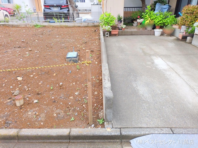 埼玉県川越市大字大仙波の新築戸建て更地・土地写真 2025年5月11日撮影