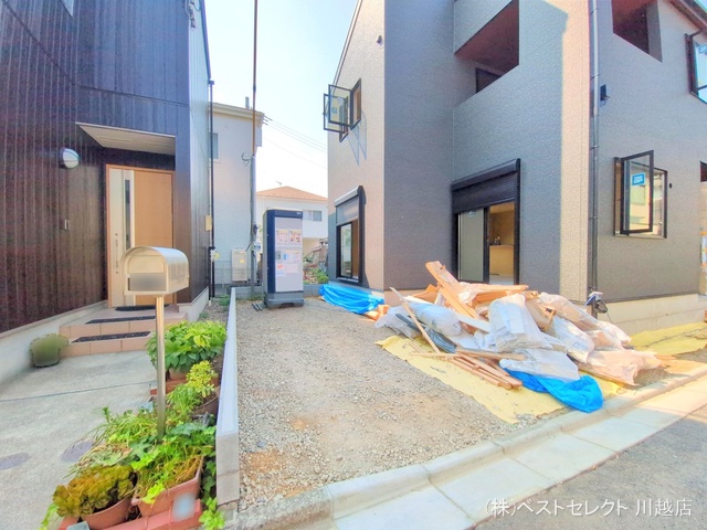 埼玉県川越市大字大仙波の新築戸建て外構写真 2025年8月3日撮影