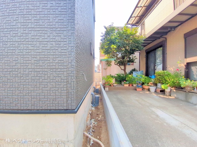 埼玉県川越市大字大仙波の新築戸建て外構写真 2025年8月3日撮影