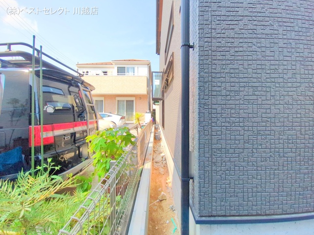 埼玉県川越市大字大仙波の新築戸建て外構写真 2025年8月3日撮影