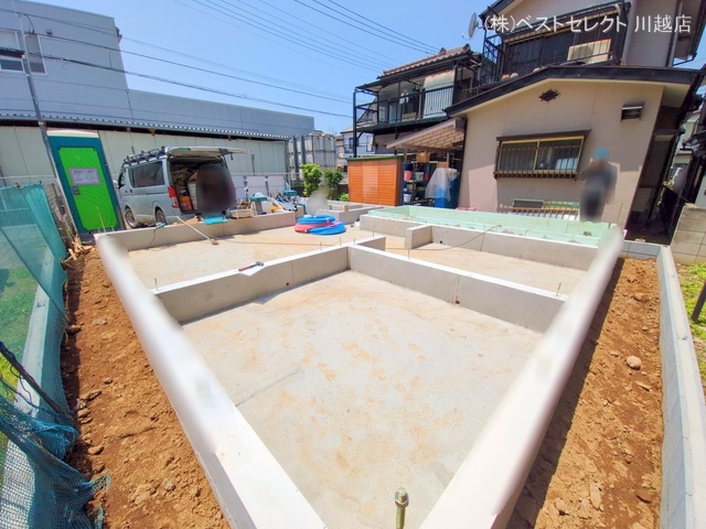 埼玉県川越市大字南田島の新築戸建て基礎写真 2025年5月19日撮影