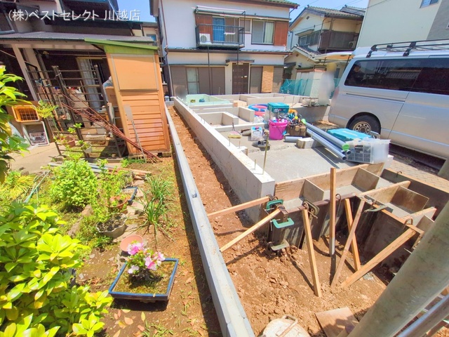 埼玉県川越市大字南田島の新築戸建て基礎写真 2025年5月19日撮影