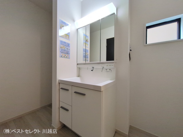 埼玉県川越市大字南田島の新築戸建て洗面所写真 2025年9月21日撮影