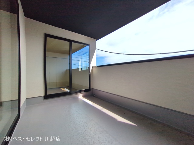 埼玉県川越市熊野町の新築戸建てバルコニー写真 2025年10月1日撮影