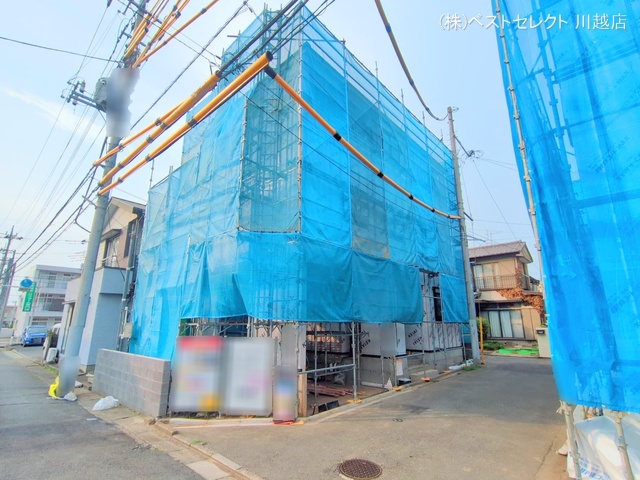 埼玉県川越市熊野町の新築戸建てシート写真 2025年7月3日撮影