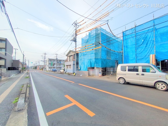 埼玉県川越市熊野町の新築戸建てシート写真 2025年7月3日撮影