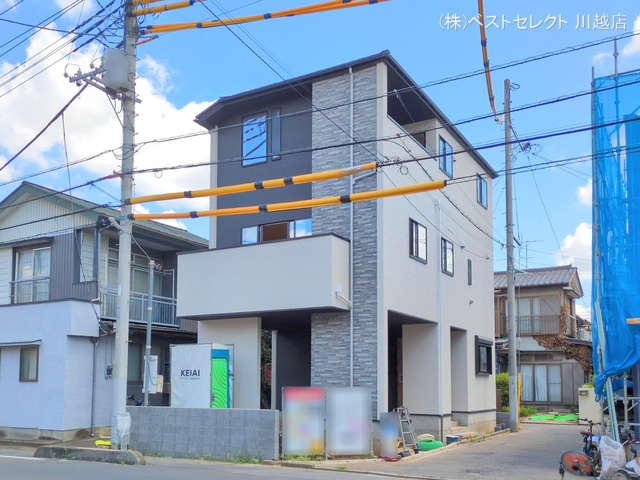 埼玉県川越市熊野町の新築戸建て外構写真 2025年7月29日撮影