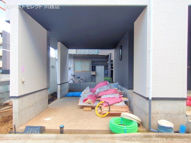 埼玉県川越市熊野町の新築戸建て外構写真 2025年7月29日撮影