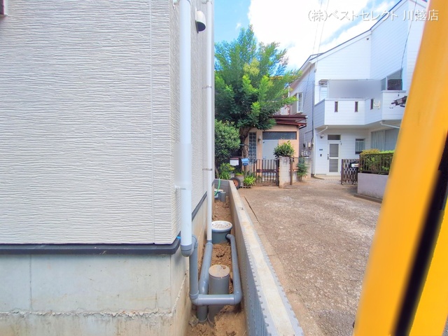 埼玉県川越市熊野町の新築戸建て外構写真 2025年7月29日撮影