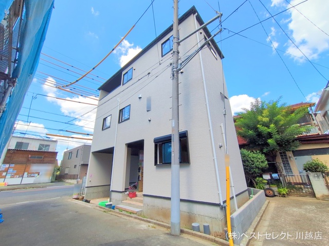 埼玉県川越市熊野町の新築戸建て外構写真 2025年7月29日撮影