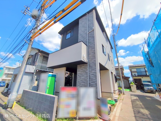 埼玉県川越市熊野町の新築戸建て外構写真 2025年7月29日撮影