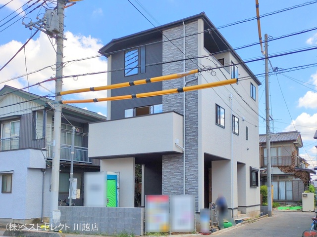 埼玉県川越市熊野町の新築戸建て外構写真 2025年7月29日撮影