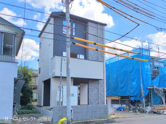 埼玉県川越市熊野町の新築戸建て外構写真 2025年7月29日撮影