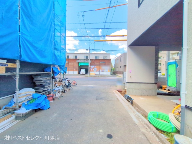 埼玉県川越市熊野町の新築戸建て外構写真 2025年7月29日撮影