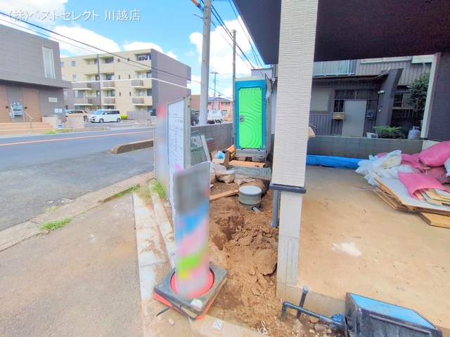 埼玉県川越市熊野町の新築戸建て外構写真 2025年7月29日撮影