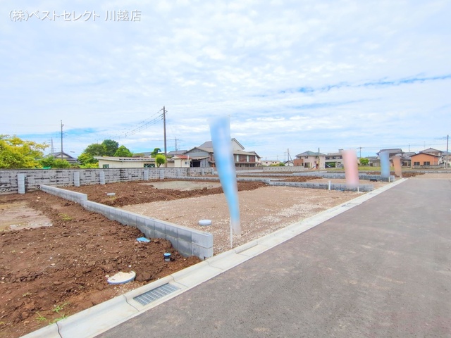 埼玉県川越市大字古谷上の新築戸建て更地・土地写真 2025年6月3日撮影